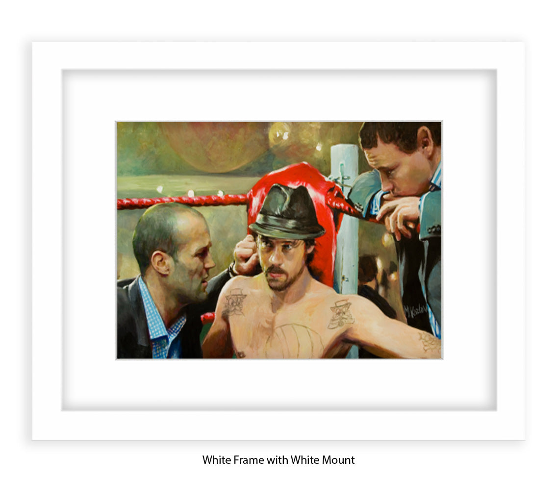 Snatch - Brad Pitt - Boxing Ring - Michael Kozlov Art Print