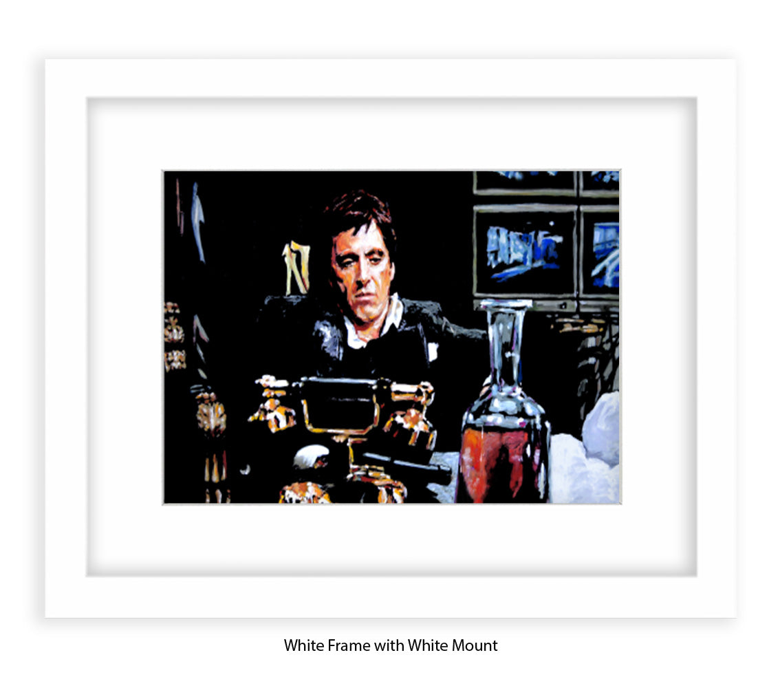 Scarface - Coke - TV Monitors - Michael Kozlov Art Print