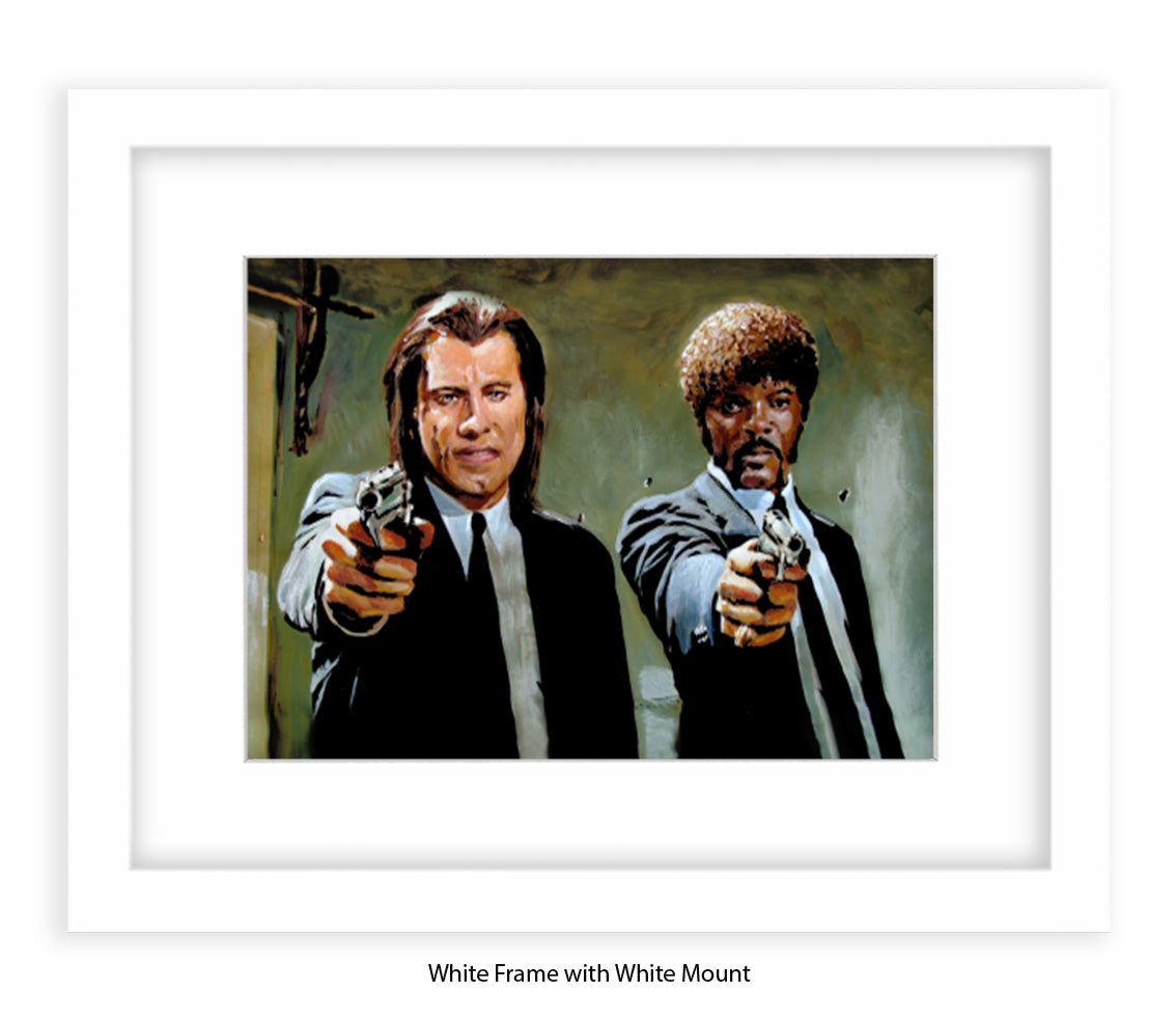 Pulp Fiction - Guns - Michael Kozlov Art Print