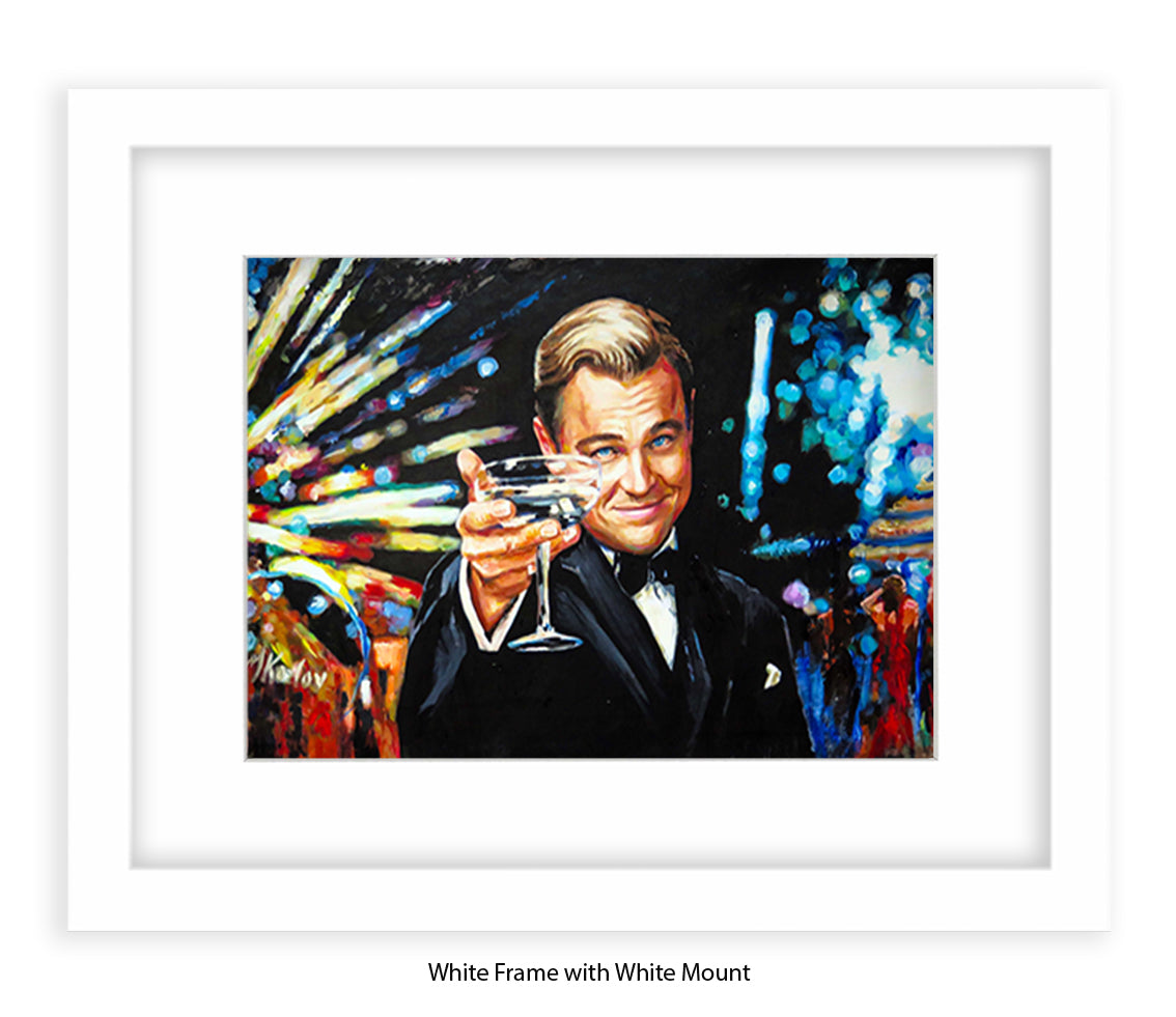 Great Gatsby - Leonardo Di Caprio- Michael Kozlov Art Print