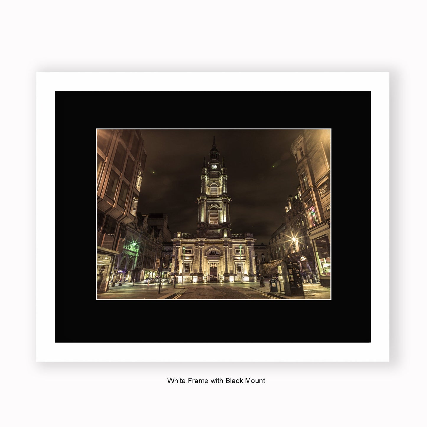 Scotland - Glasgow - St George's Tron Sepia - Mounted & Framed Art Print