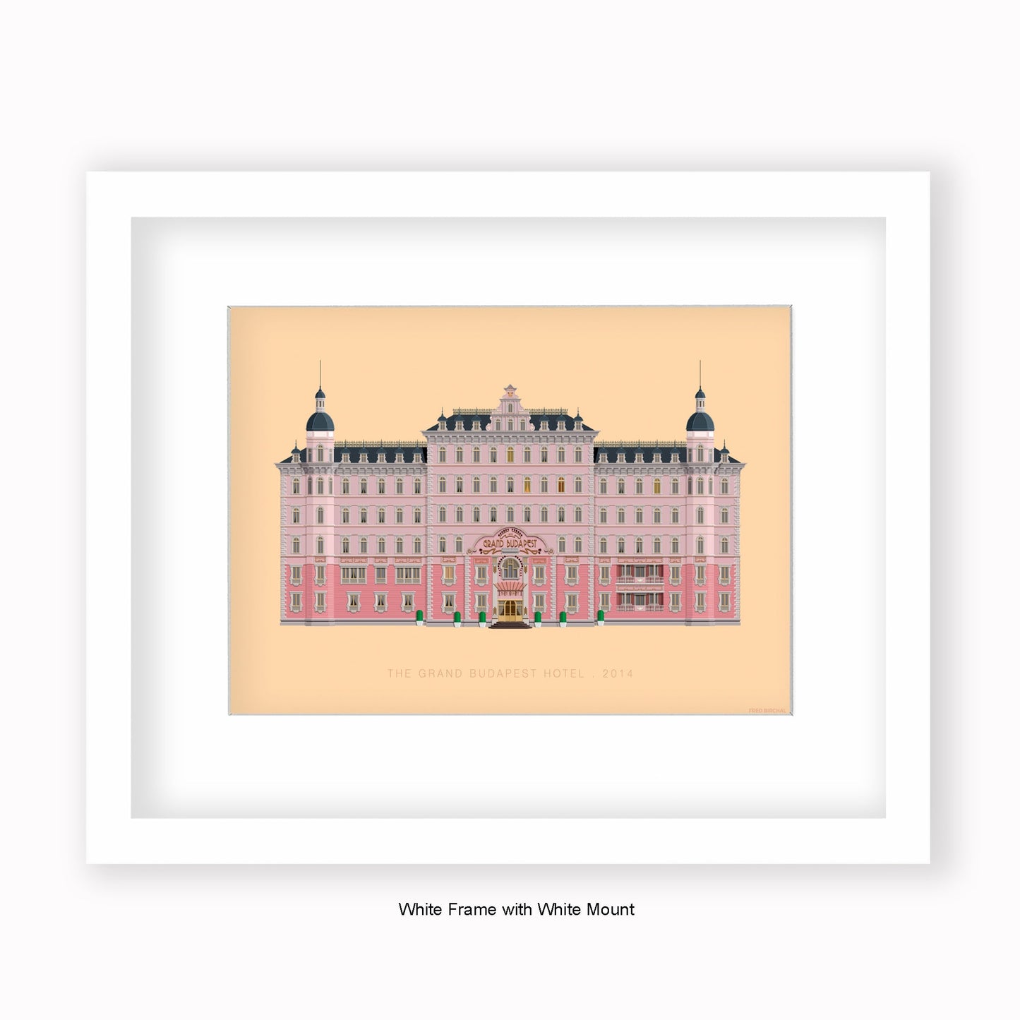 Grand Budapest Hotel - Mounted & Framed Art print