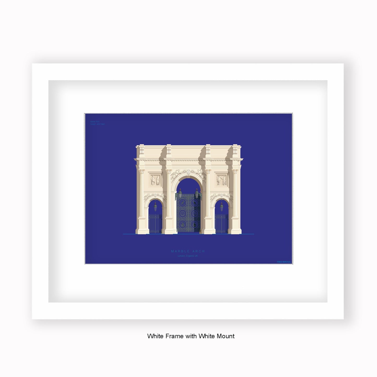 Marble Arch - London - Mounted & Framed Art print