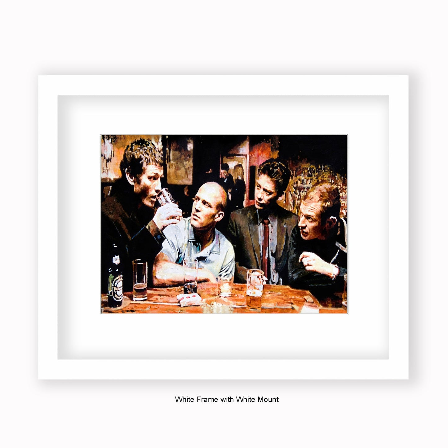 Lock Stock & Two Smoking Barrels - Mounted & Framed Art Print