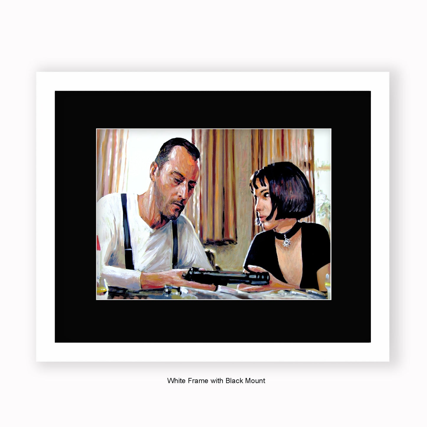 Leon - Pistol - Mounted & Framed Art Print