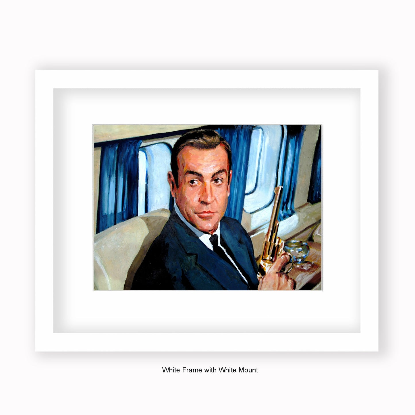 Sean Connory - Mounted & Framed Art Print