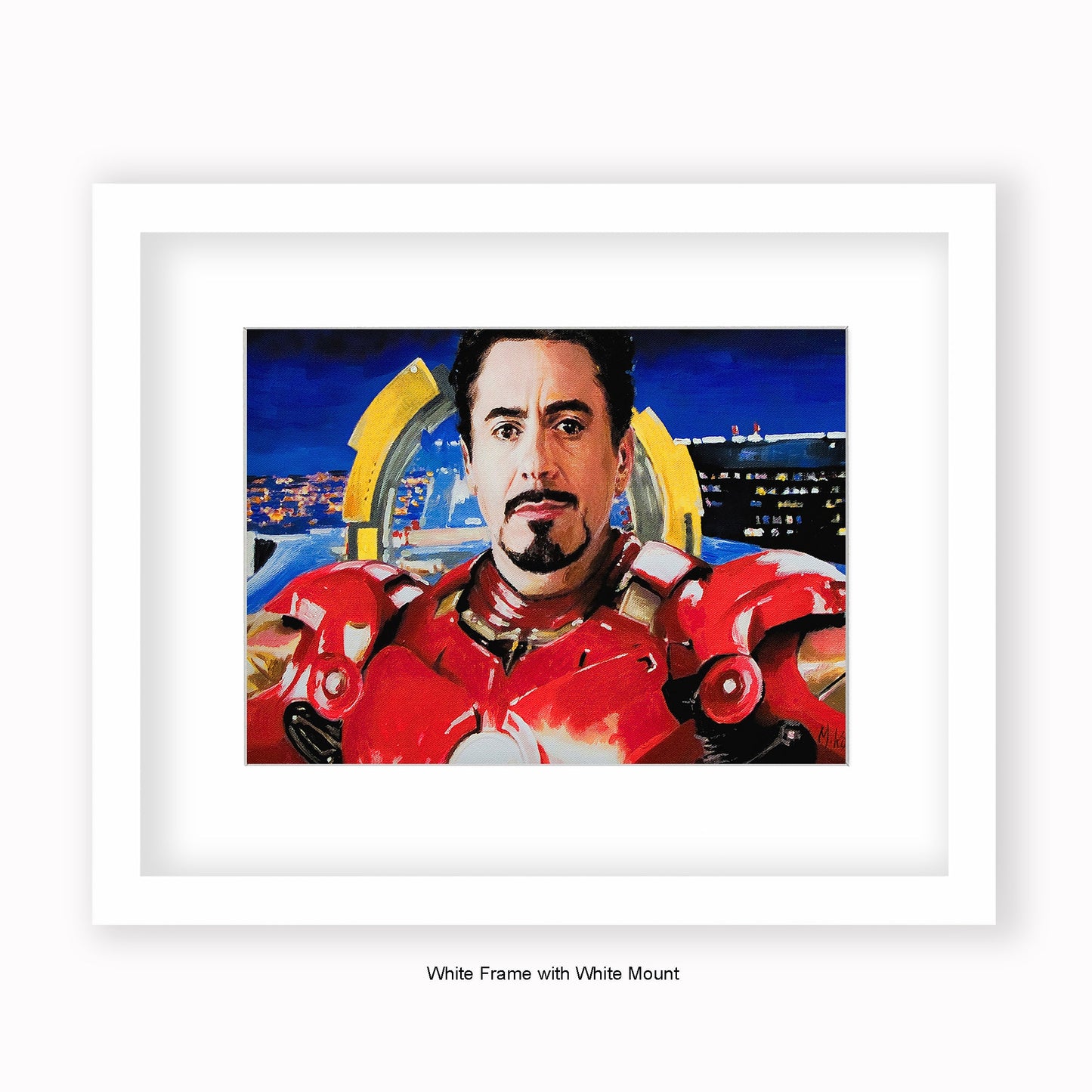 Iron Man - Robert Downey Jr. - Mounted & Framed Art Print
