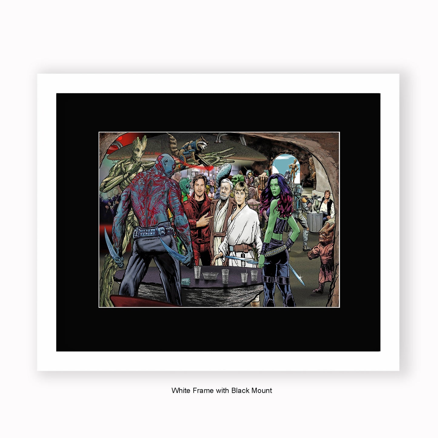 Guardian of the Galaxy - Mounted & Framed Art Print