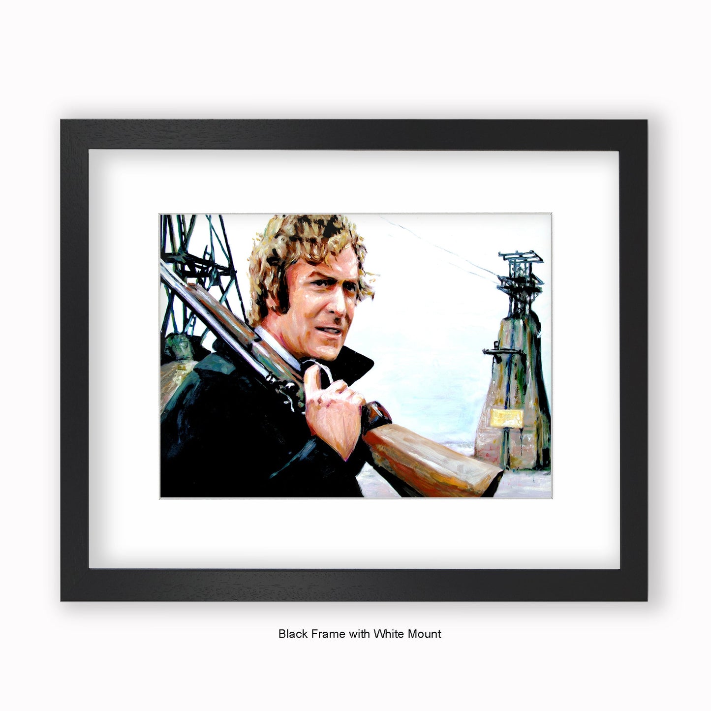 Get Carter - Gun - Mounted & Framed Art Print