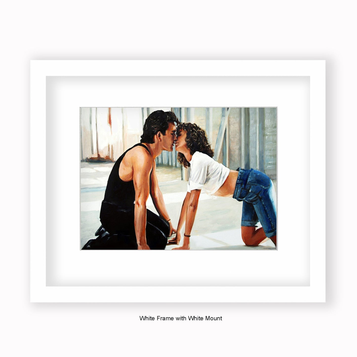 Dirty Dancing - Kiss - Mounted & Framed Art Print