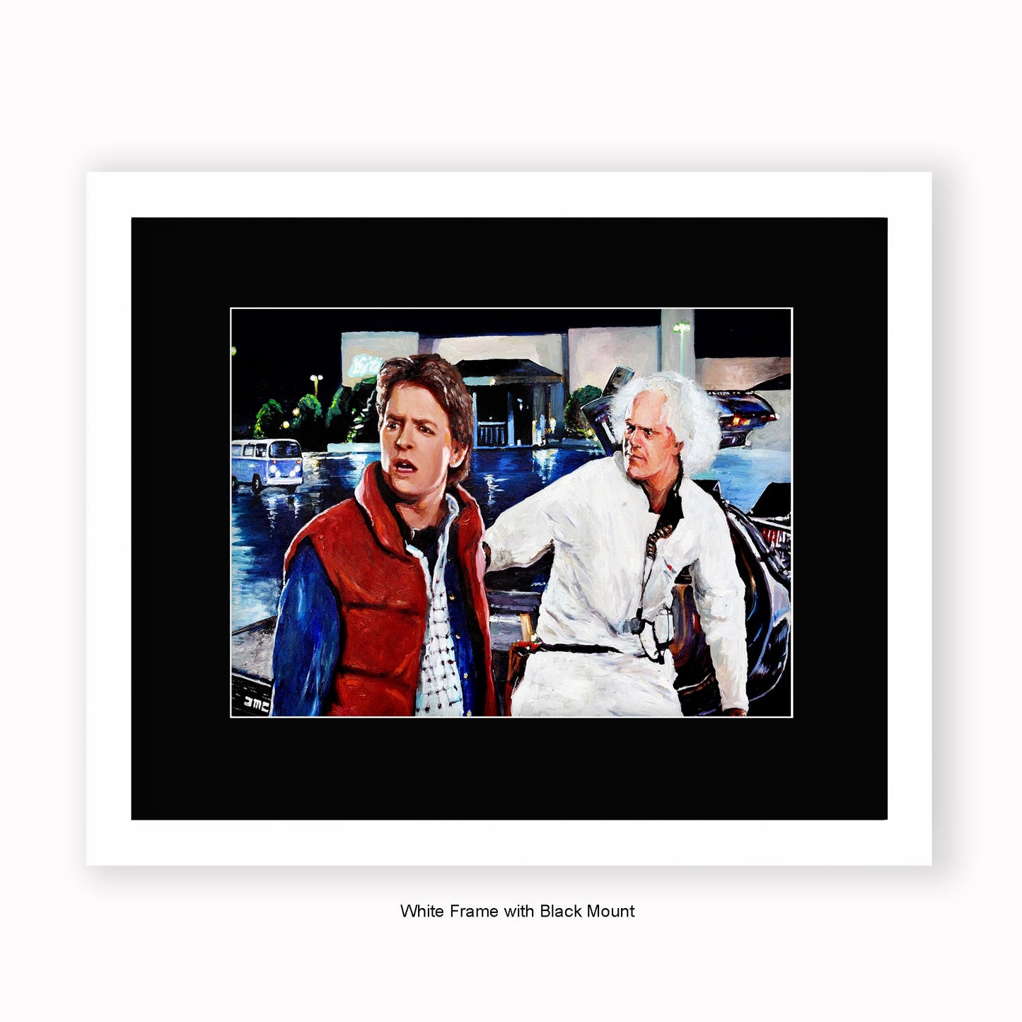 Back to the Future - Professor - Mounted & Framed Art Print