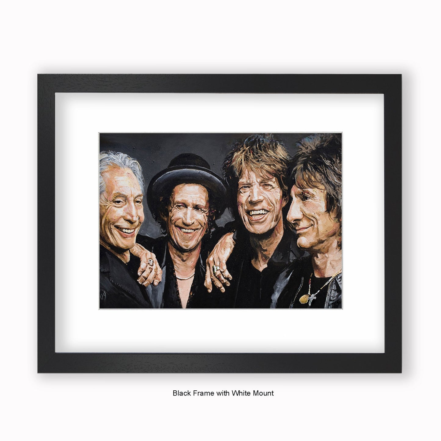 Rolling Stones - Mounted & Framed Art Print