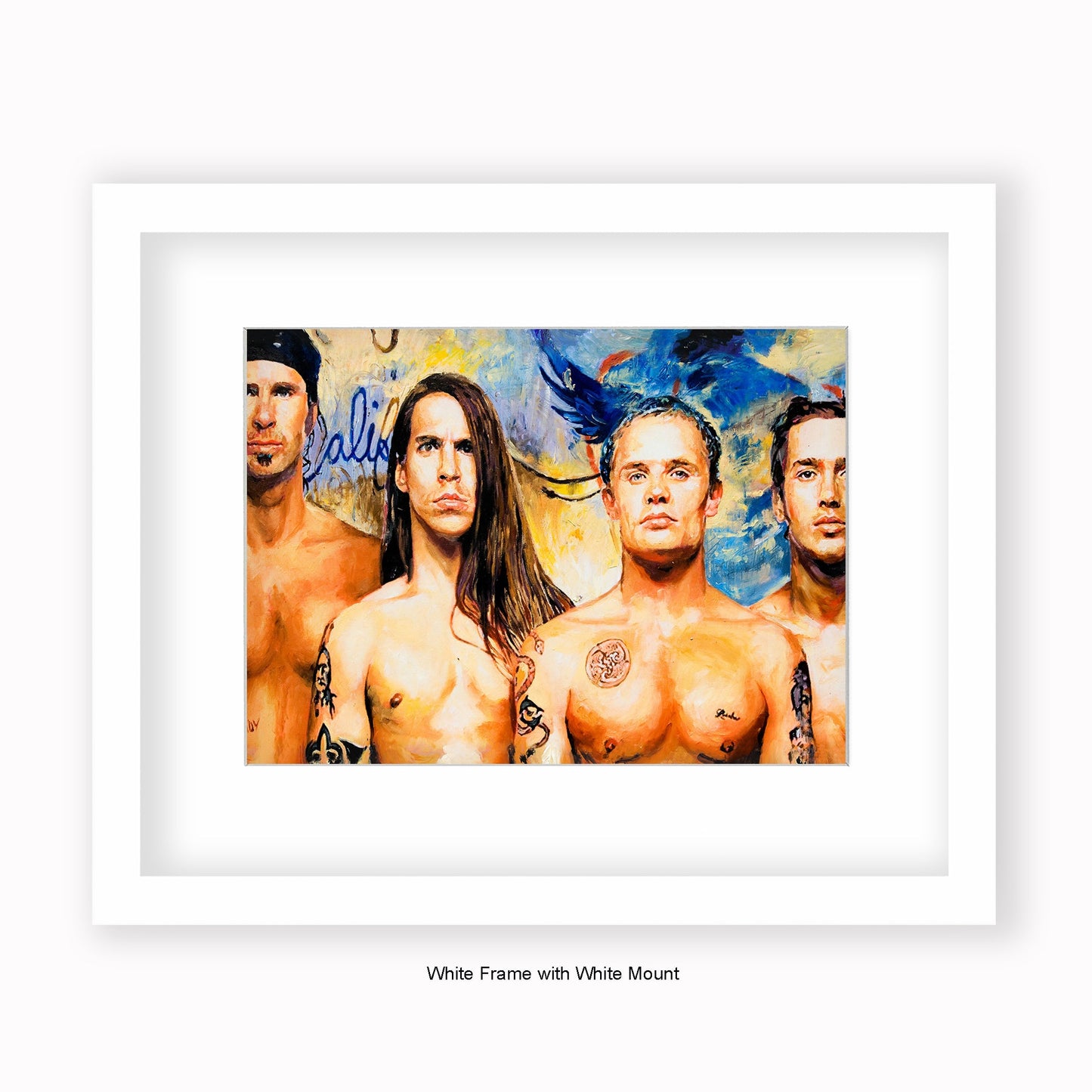 Red Hot Chilli Peppers - Mounted & Framed Art Print