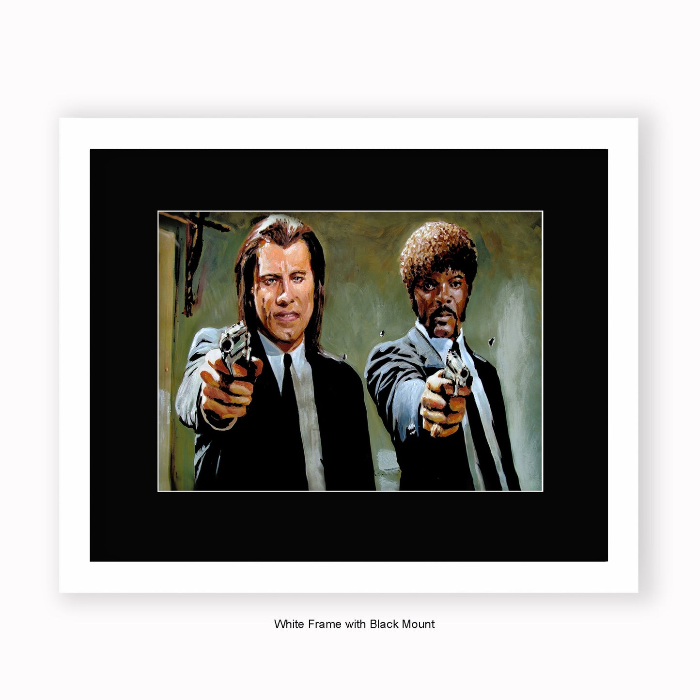 Pulp Fiction - Ezekiel, 25:17 - Mounted & Framed Art Print