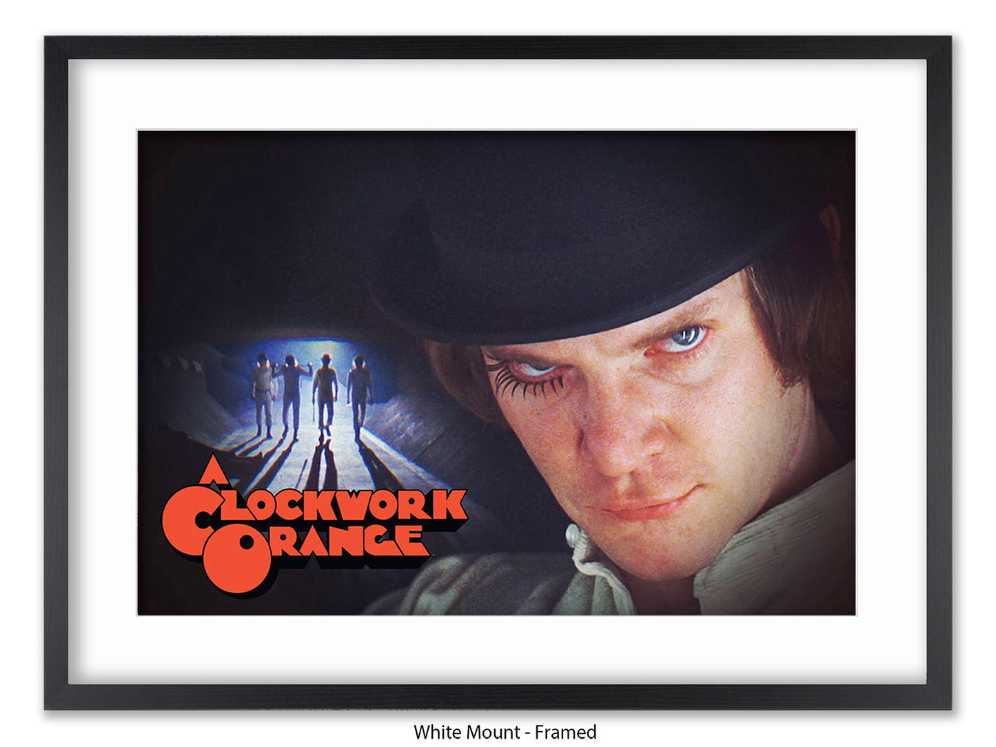 A Clockwork Orange Poster - Alex DeLarge Close-Up Stanley Kubrick Classic Cult Film Art Print