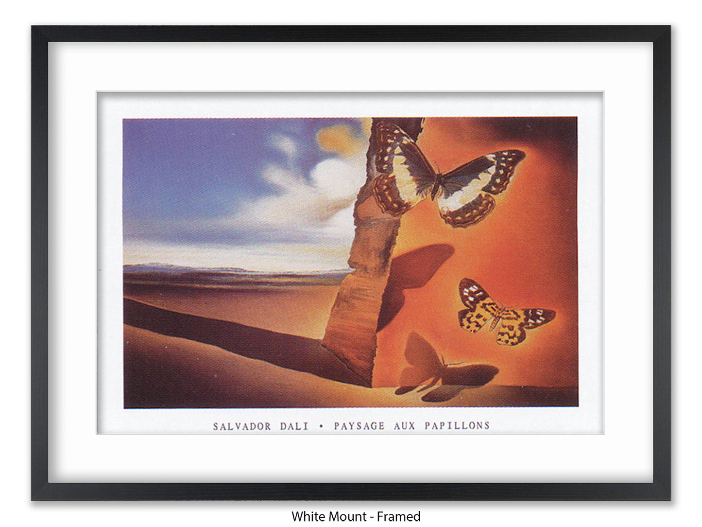 Paysage Aux Papillons - Salvador Dali Poster