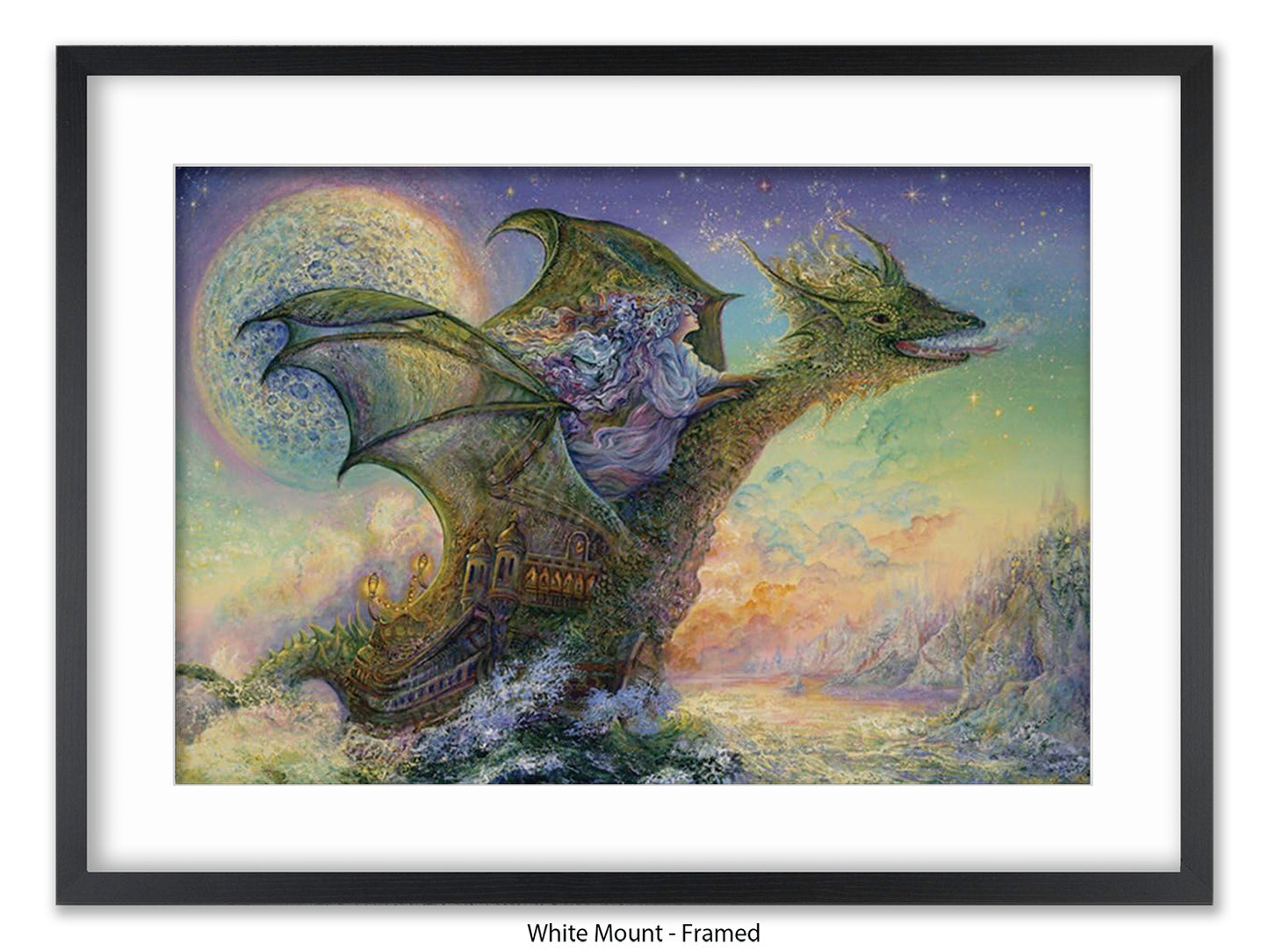 Dragon Ship - Josephine Wall Poster