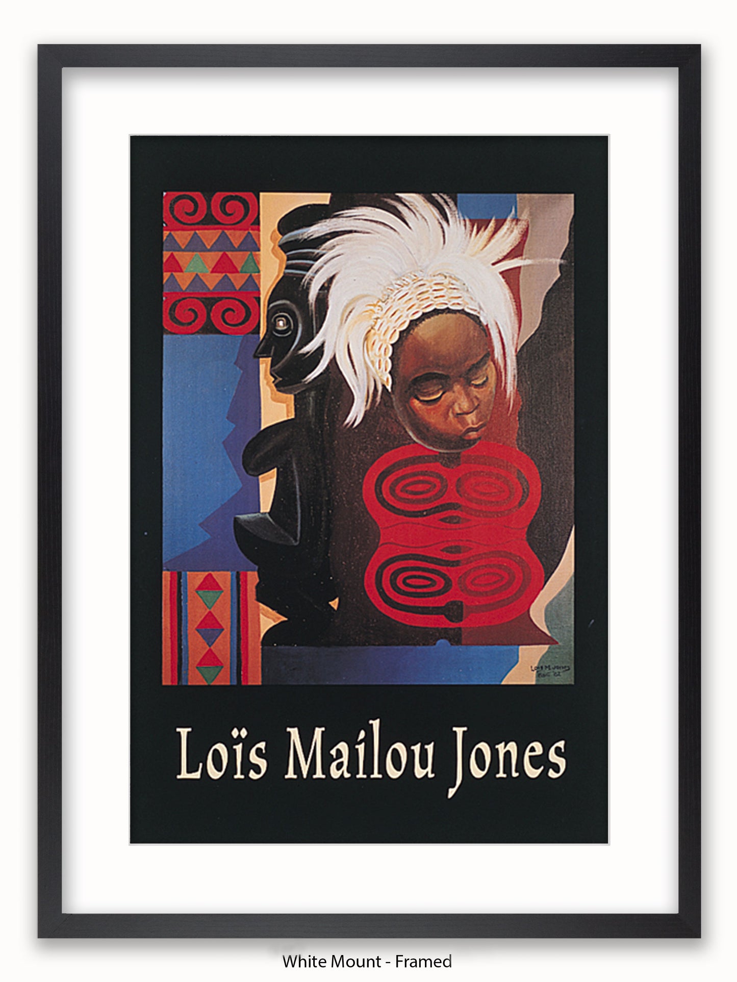 Lois Mailou Jones Petite Ballerina African Mask Poster