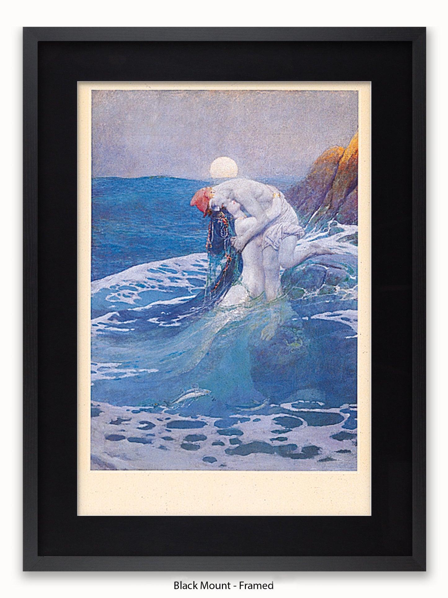 Howard Pyle The Mermaid 1910 Poster