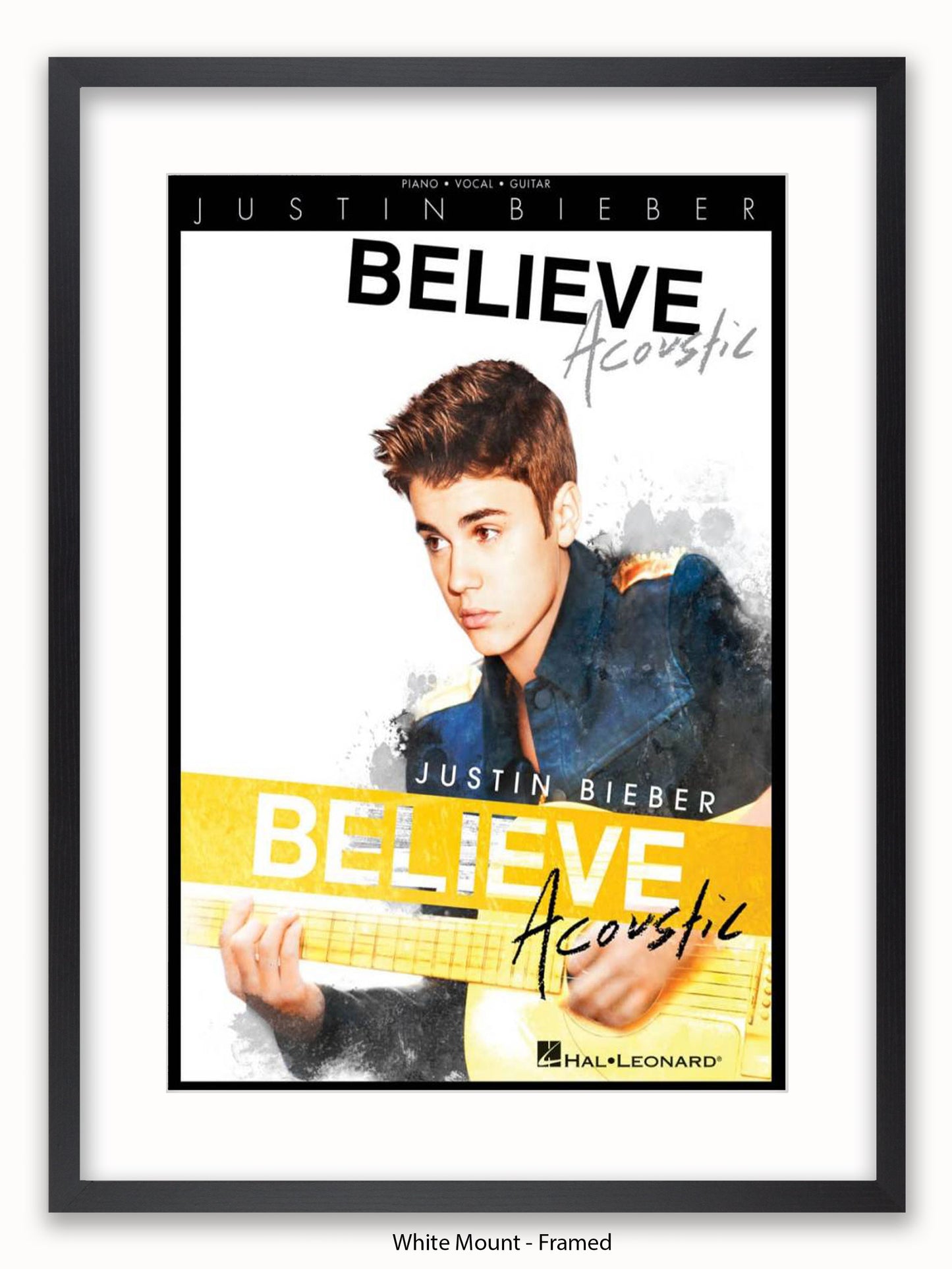 Justin Bieber Acoustic Poster