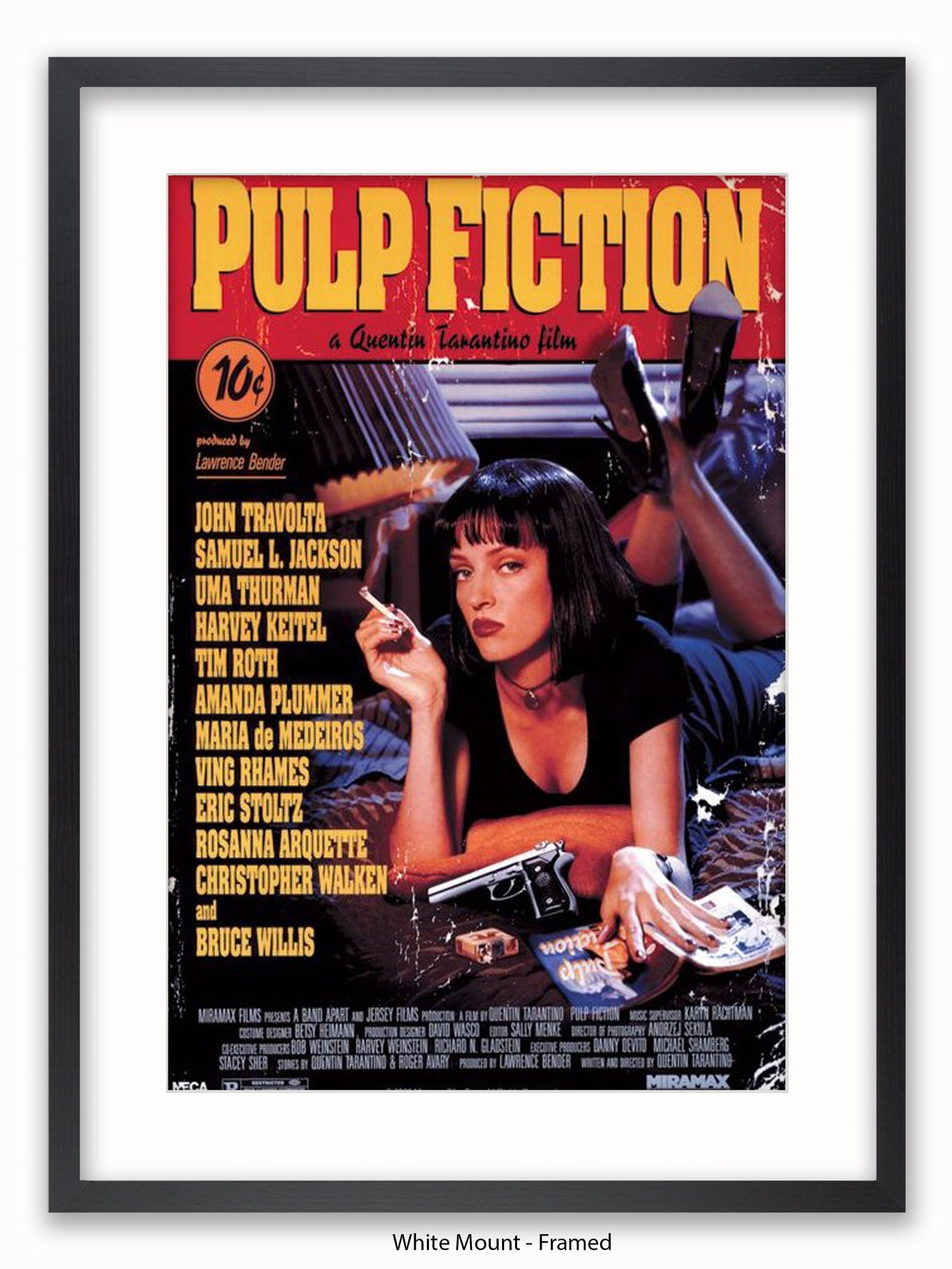 Pulp Fiction Poster | Promo Uma Thurman Poster