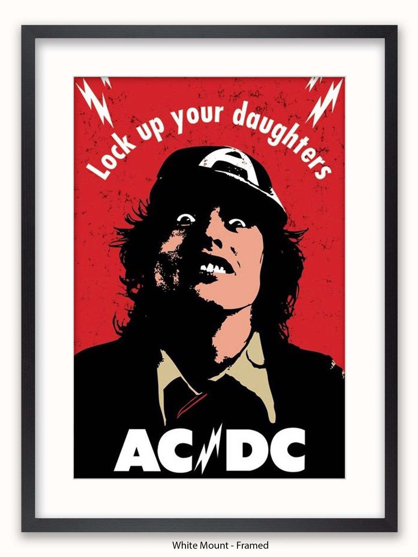 AC/DC Lock Up Your Daughters Poster