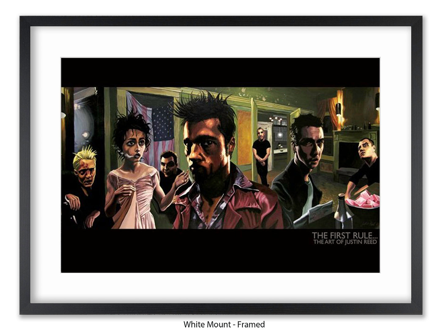 Fight Club - The First Rule | Art Poster by Justin Reed