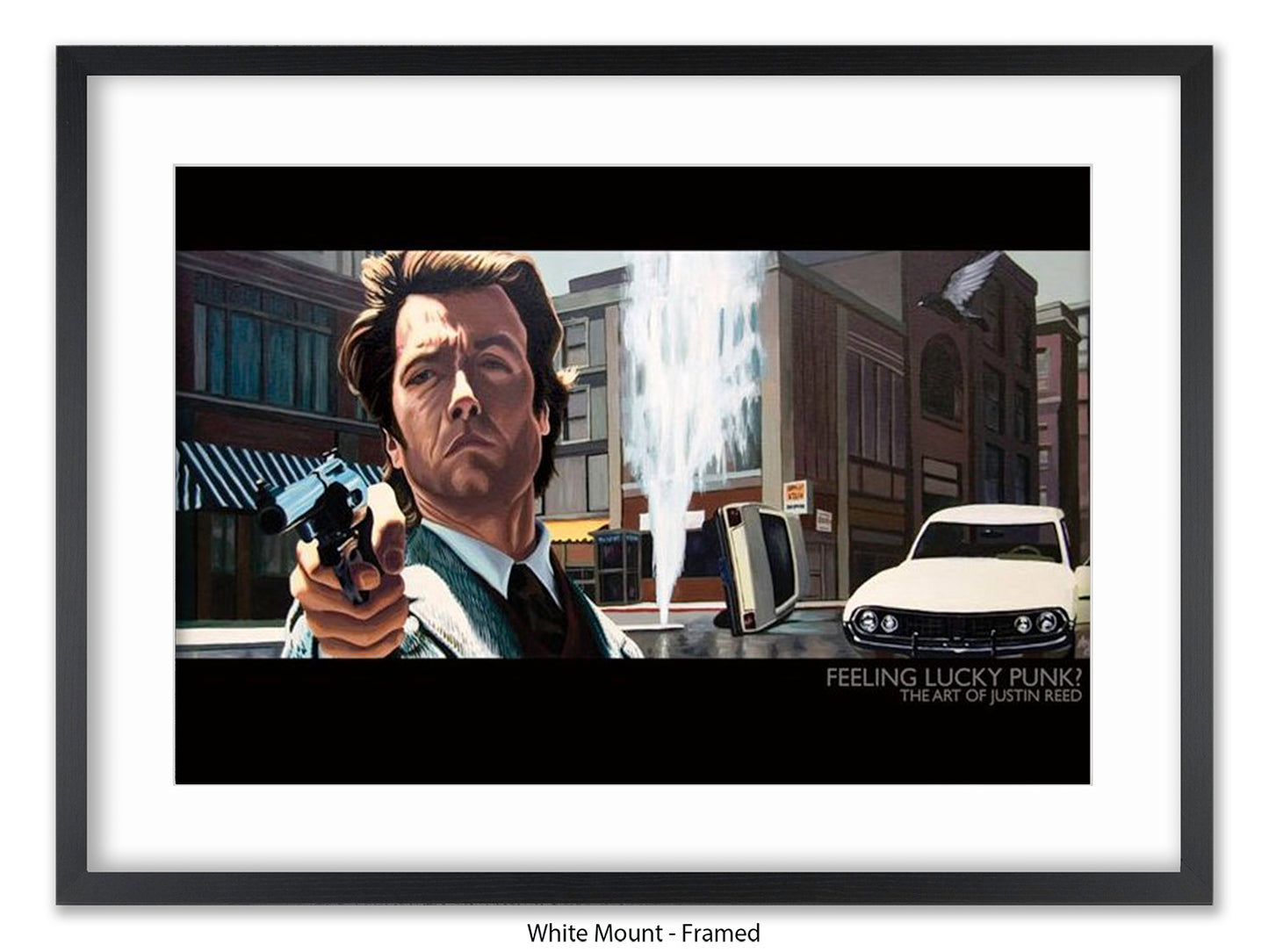 Dirty Harry Art Poster Feeling Lucky Punk | Justin Reed