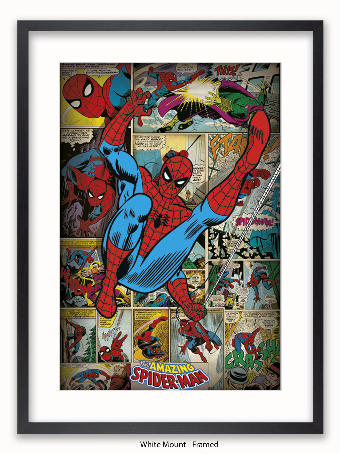 Spiderman Comic Strip The Amazing Spiderman Poster