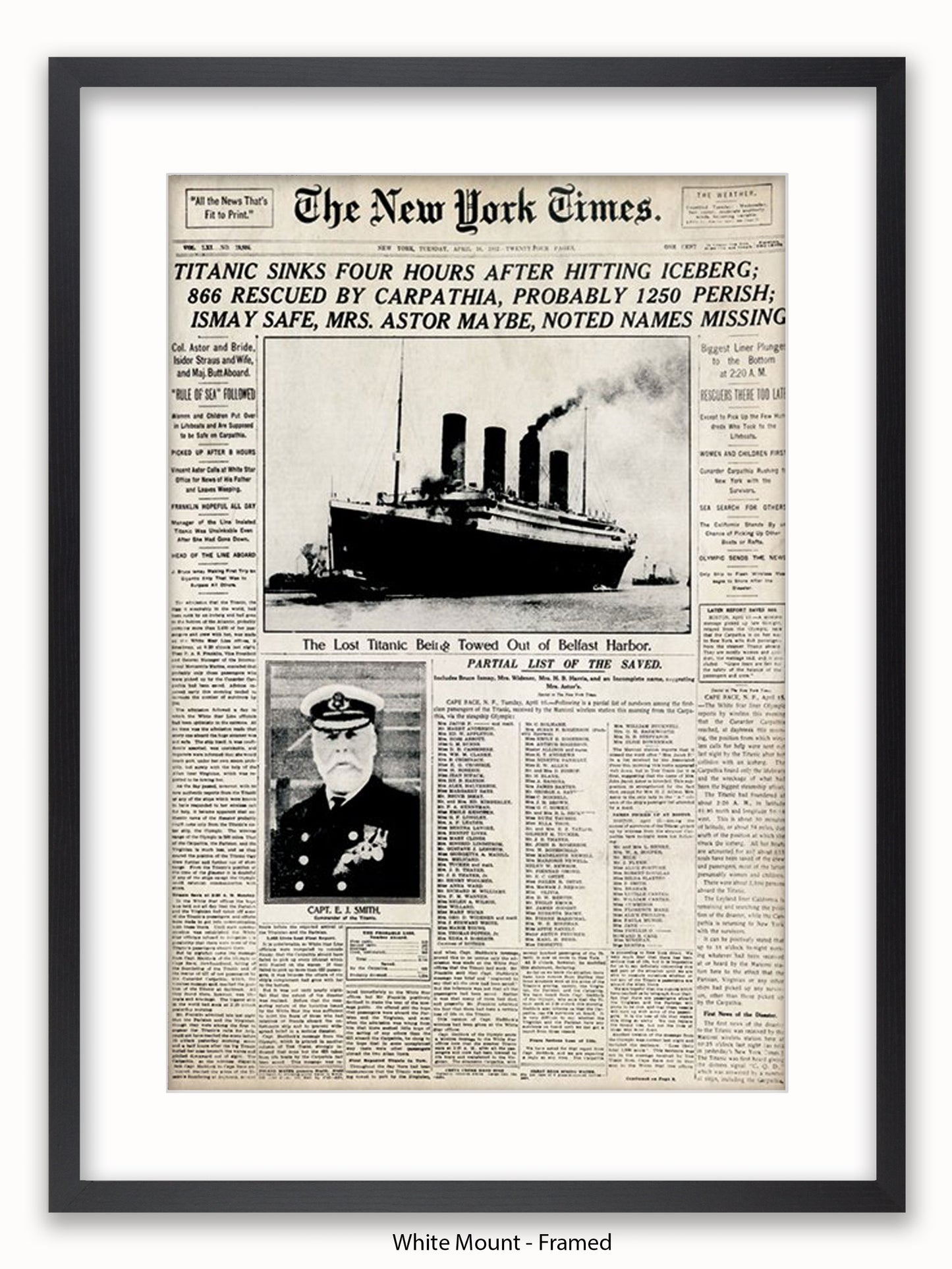 Titanic The New York Times Poster