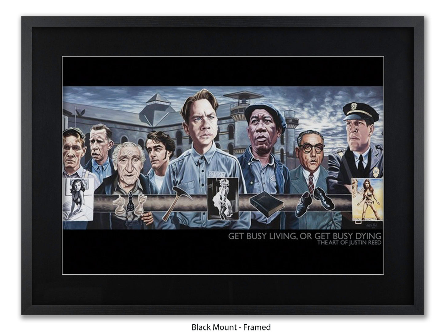 Get busy living, or Get busy dying Cinema Art Poster | Justin Reed