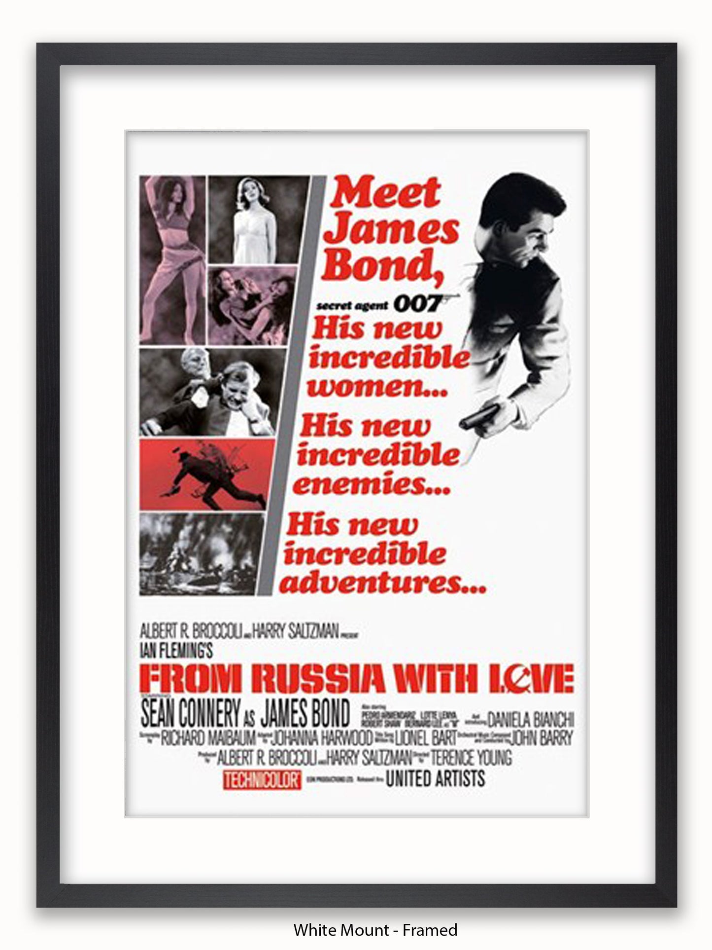 James Bond From Russia With Love Poster