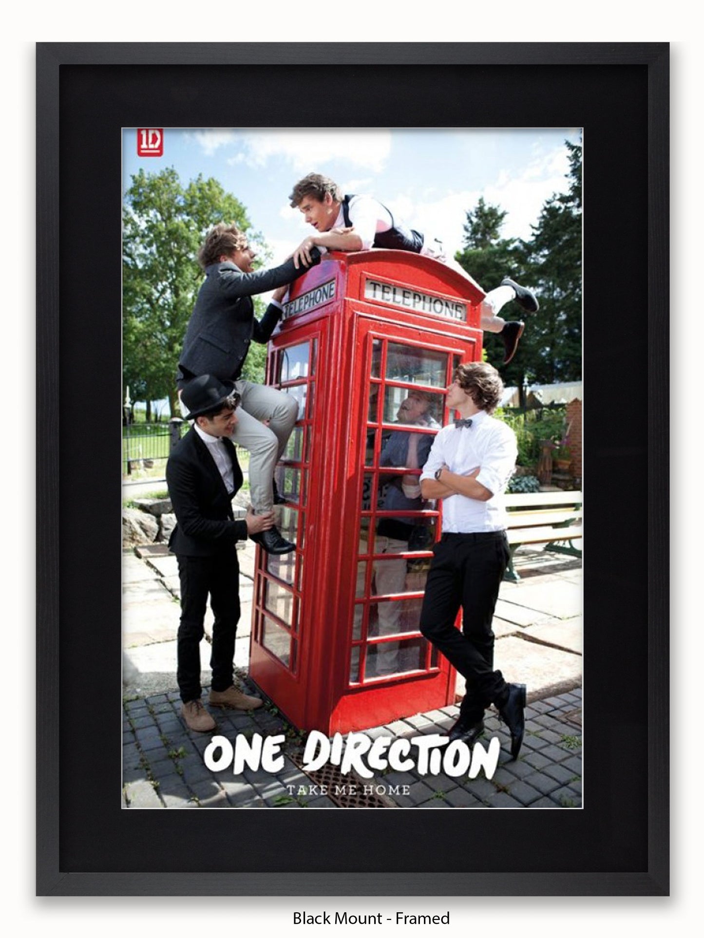 One Direction Telephone box Poster