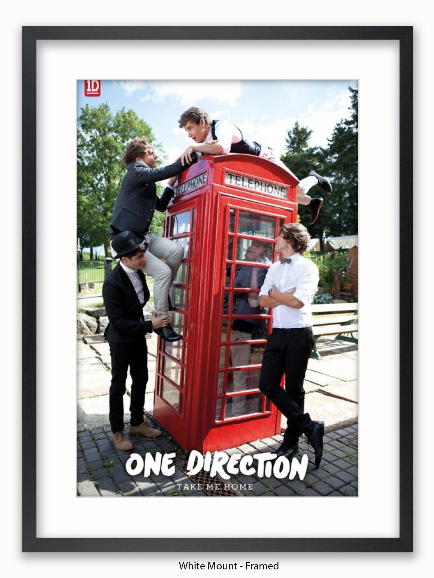 One Direction Telephone box Poster