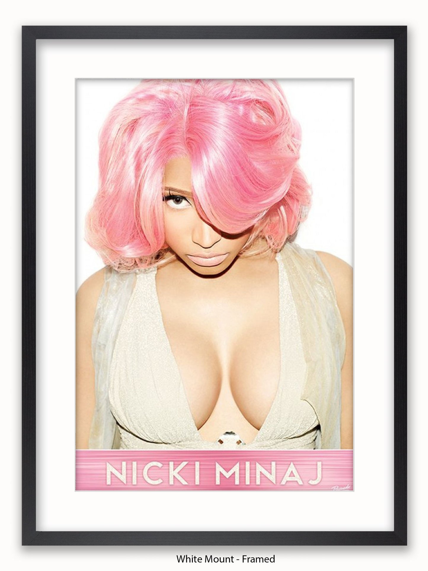 Nicki Minaj Pink Hair Poster
