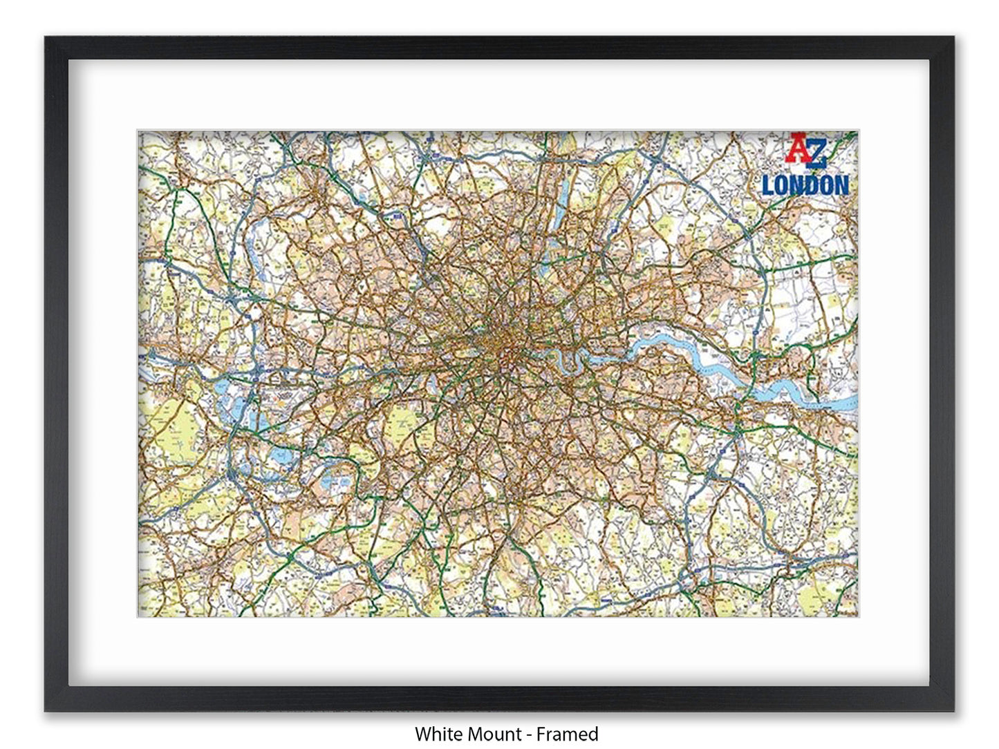 A to Z | London Map | Wall Decor Poster