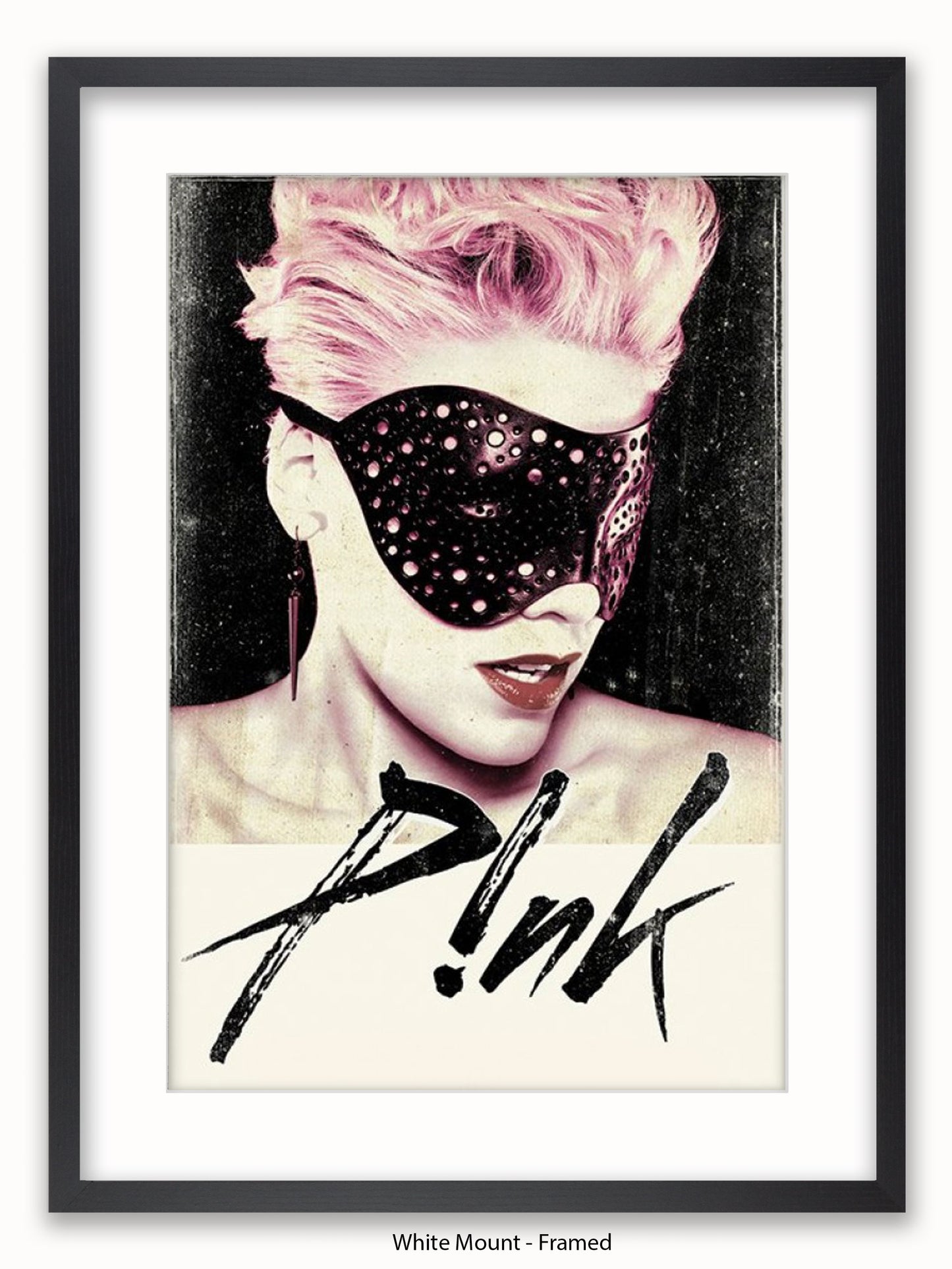 Pink Mask Poster