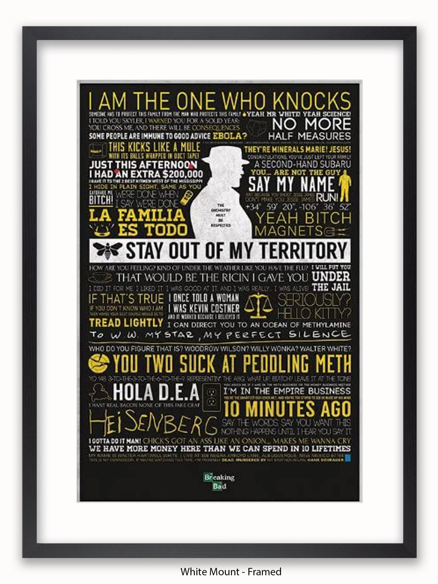 Breaking Bad Monologue Poster