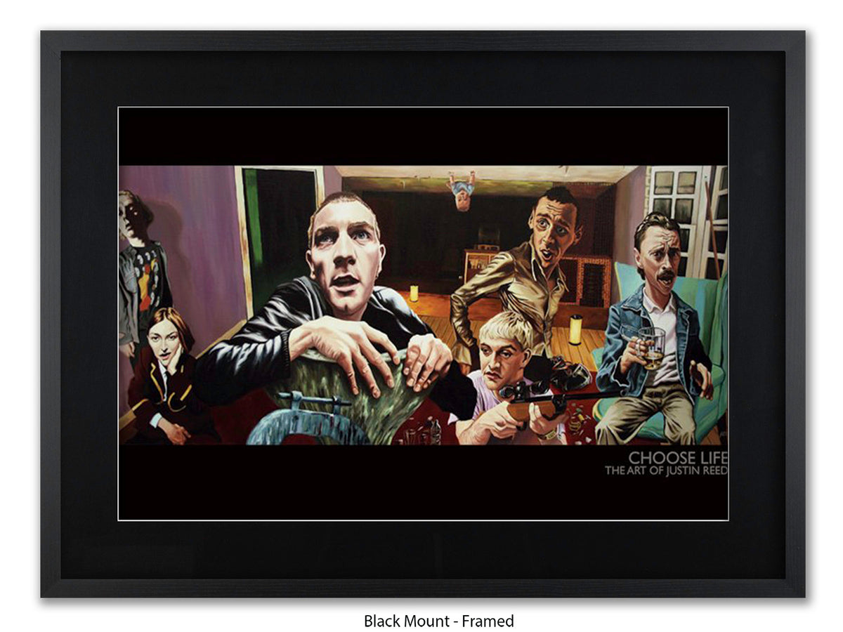 Choose Life - Trainspotting Inspired Art Poster by Justin Reed