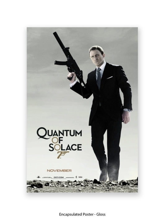 Quantam of Solace James Bond, Daniel Graig Teaser Giant Poster