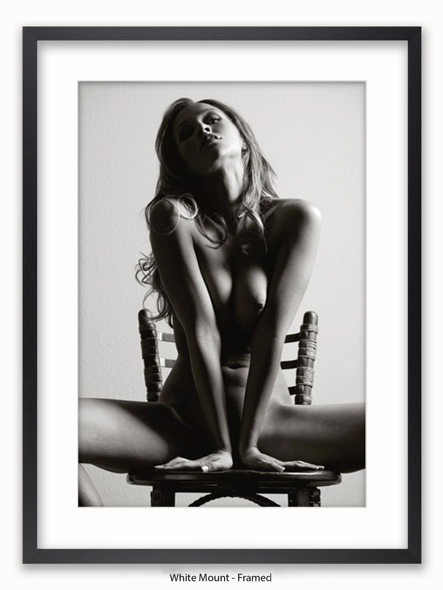 Sexy Girl Chair Poster