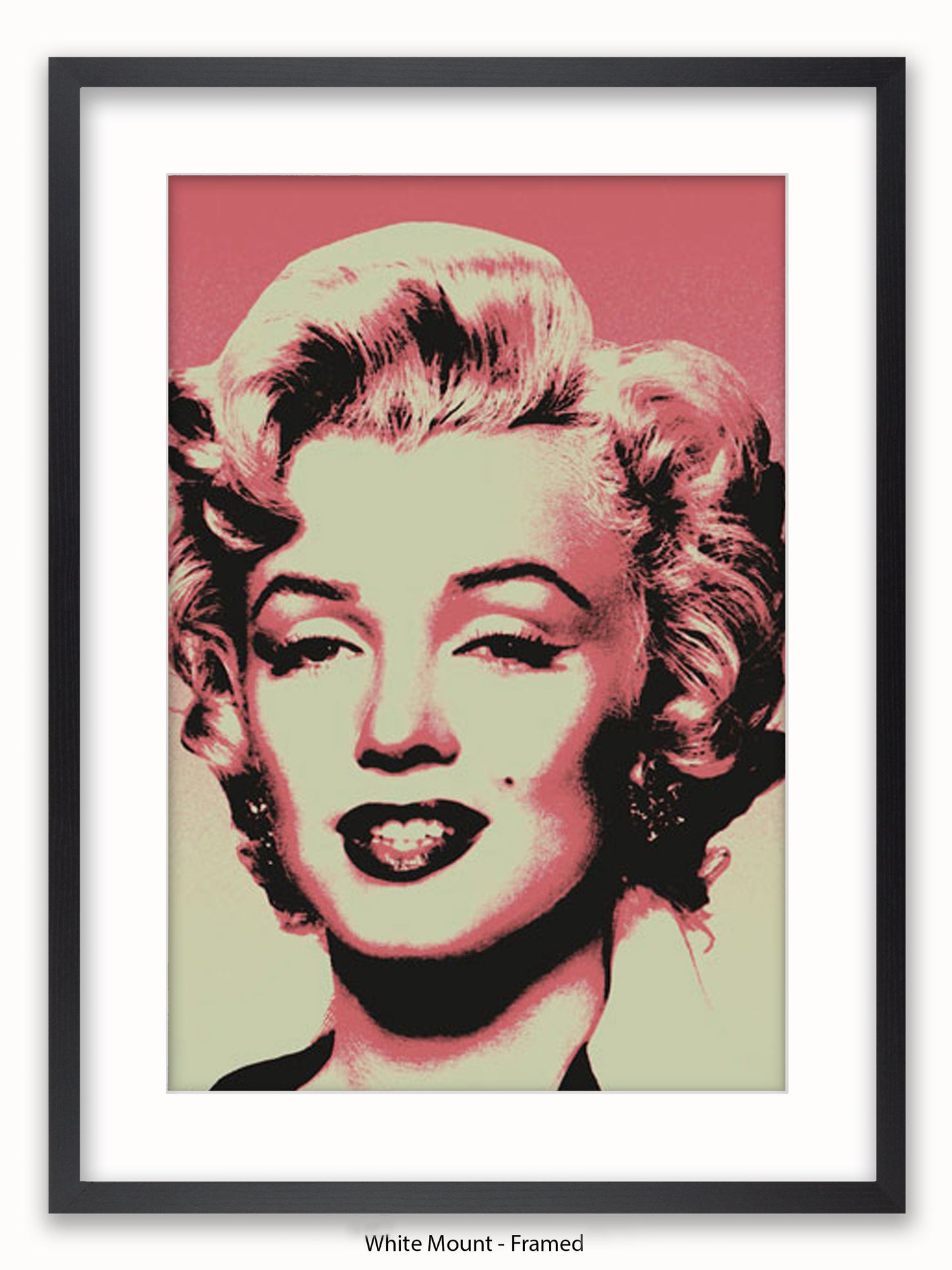 Marilyn Monroe Pop Art Pink Poster