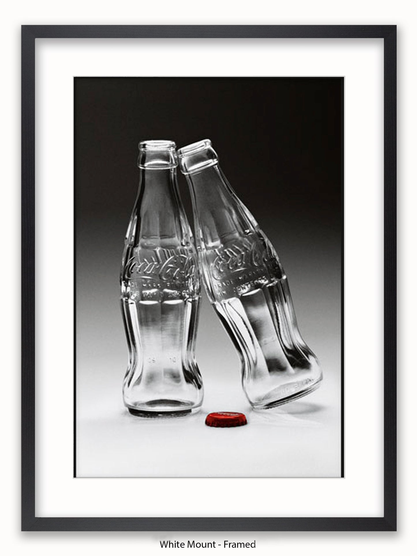 Coca Cola Kissing Bottles Poster