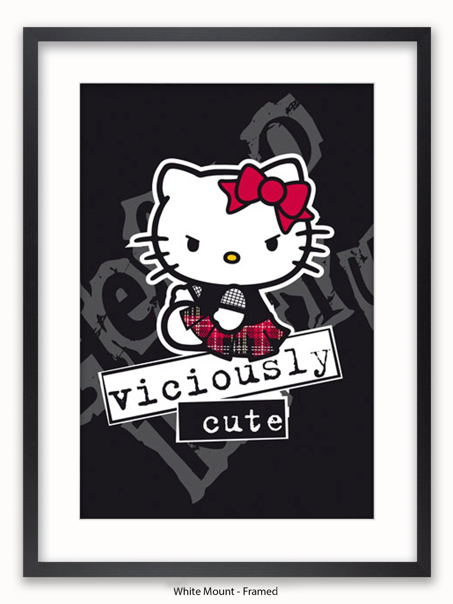 Hello Kitty Viciously Cute Poster