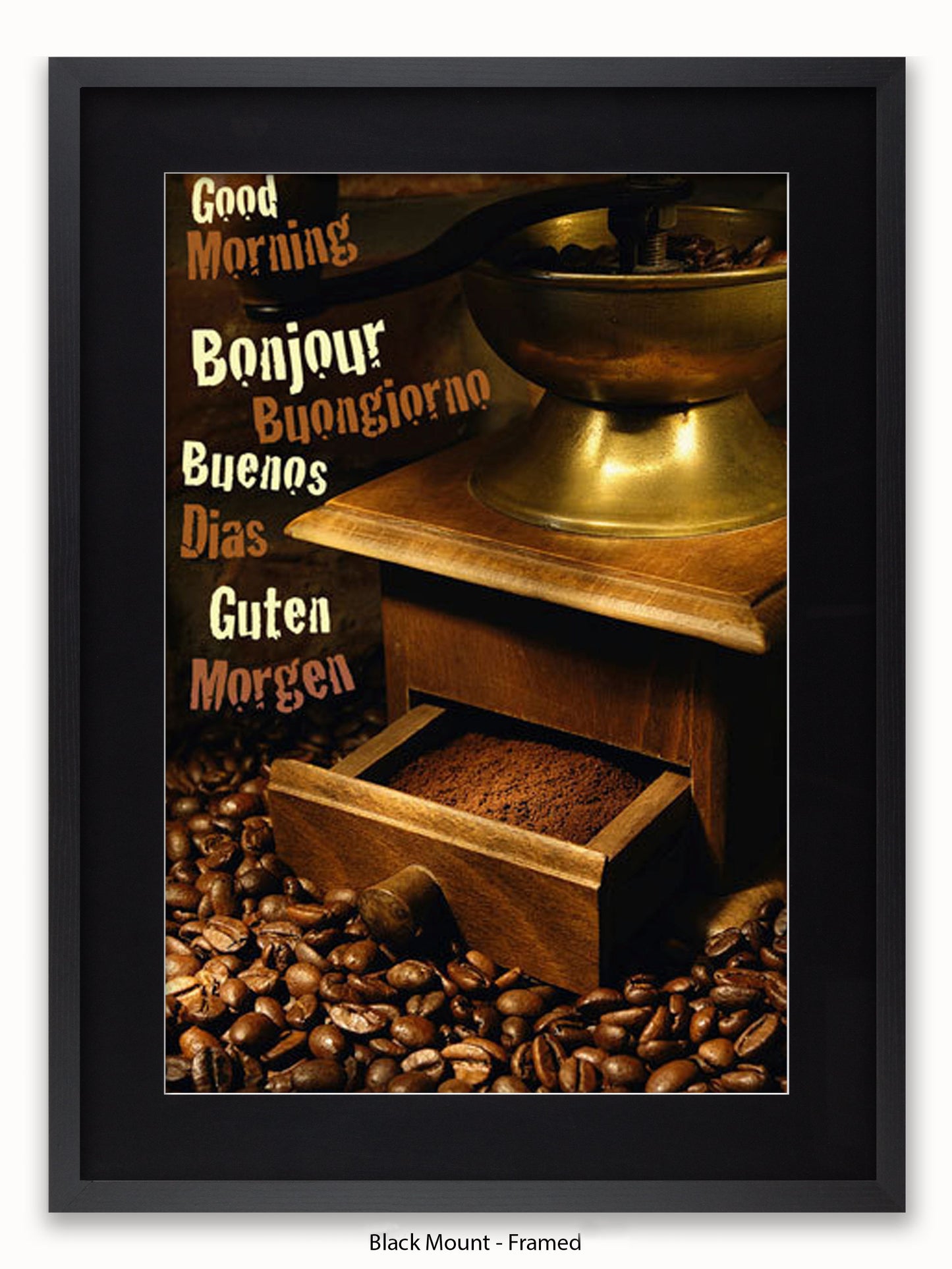 Good Morning Coffee Poster