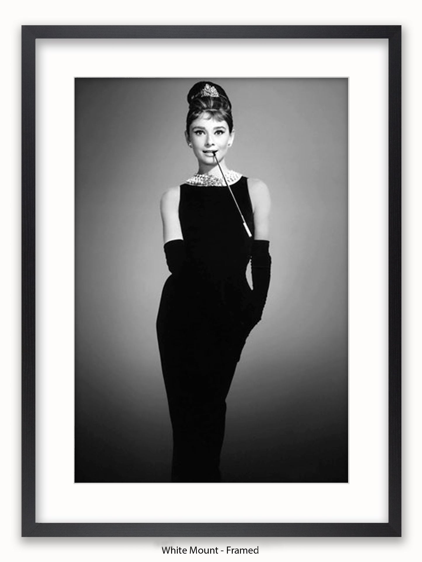 Audrey Hepburn Breakfast At Tiffany's Little Black Dress Poster