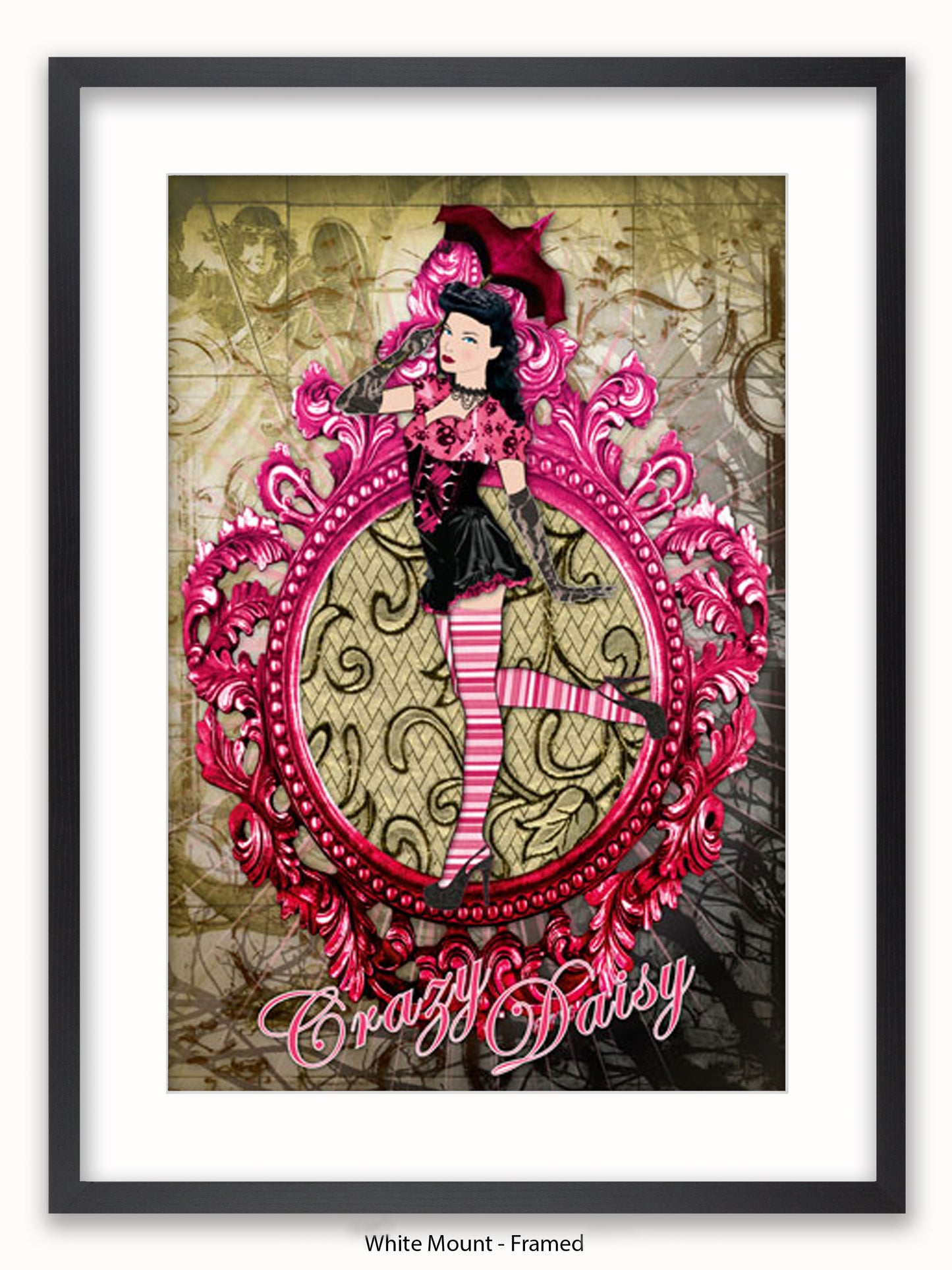 Pin Up Crazy Daisy Poster