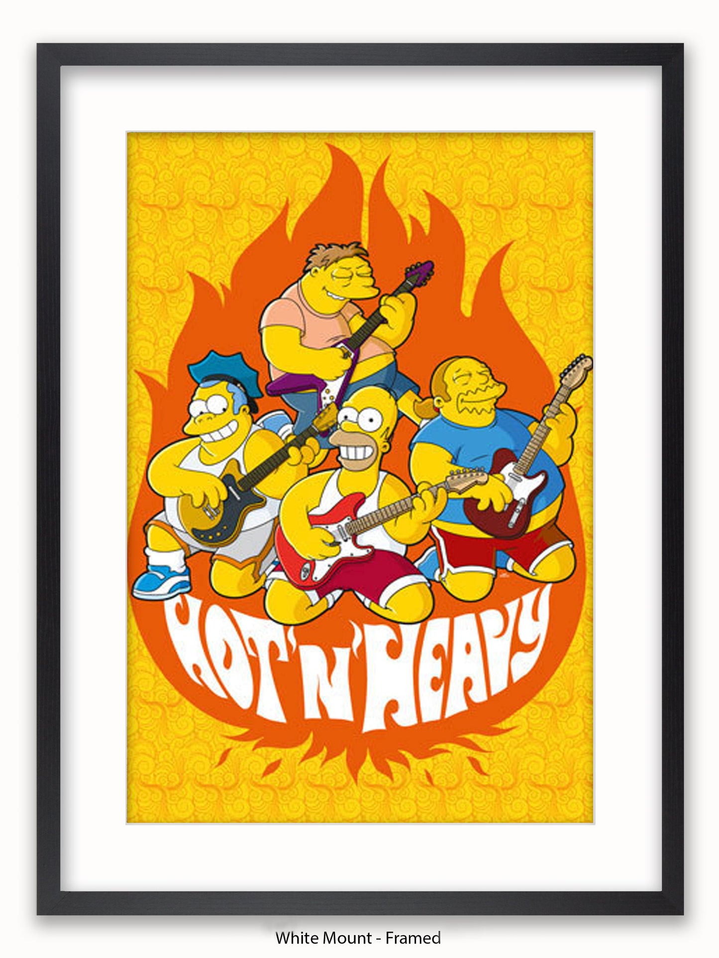 Simpsons Hot & Heavy Poster