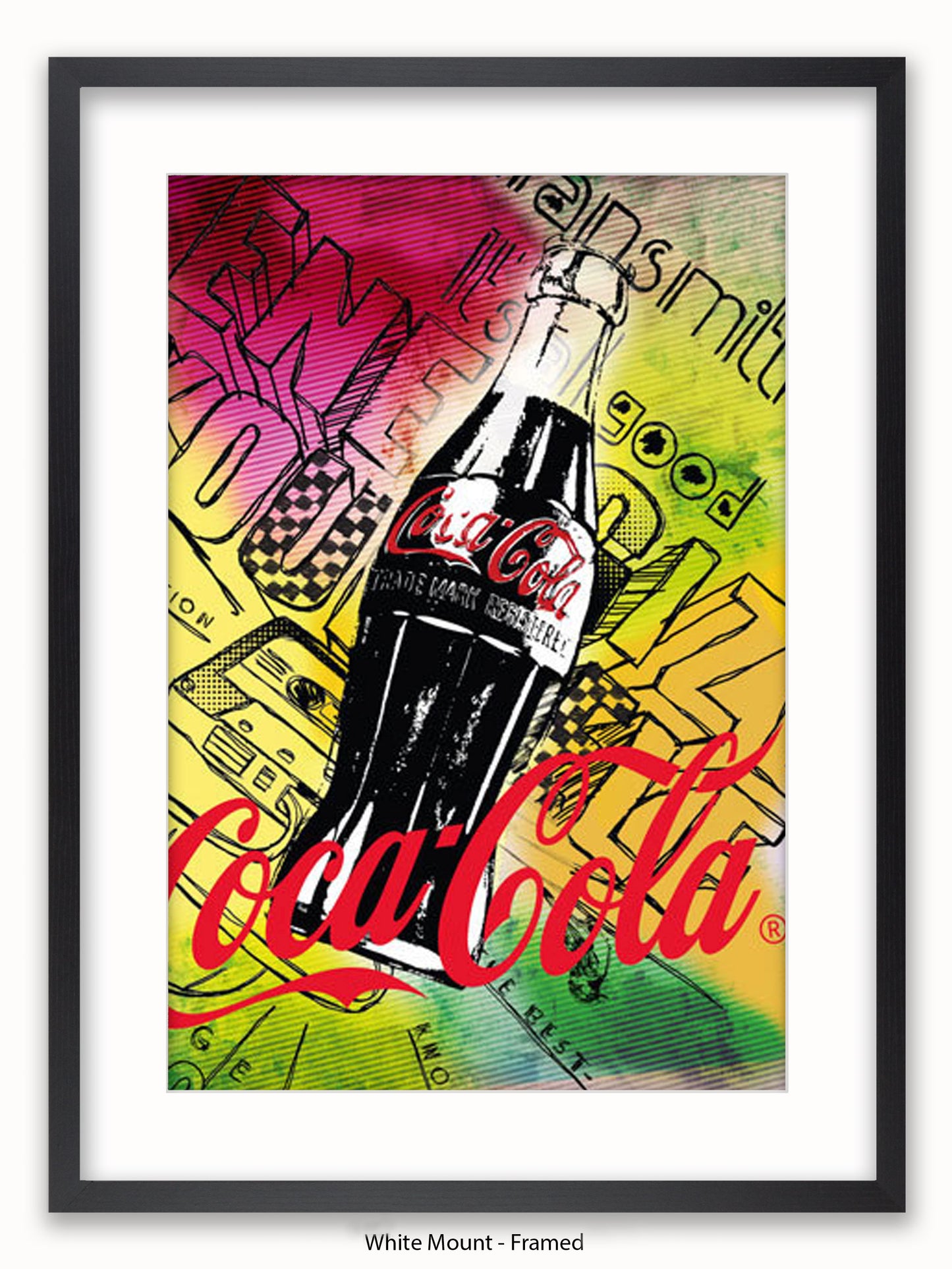 Coca Cola 125 Anniversary Pop Art Style Poster