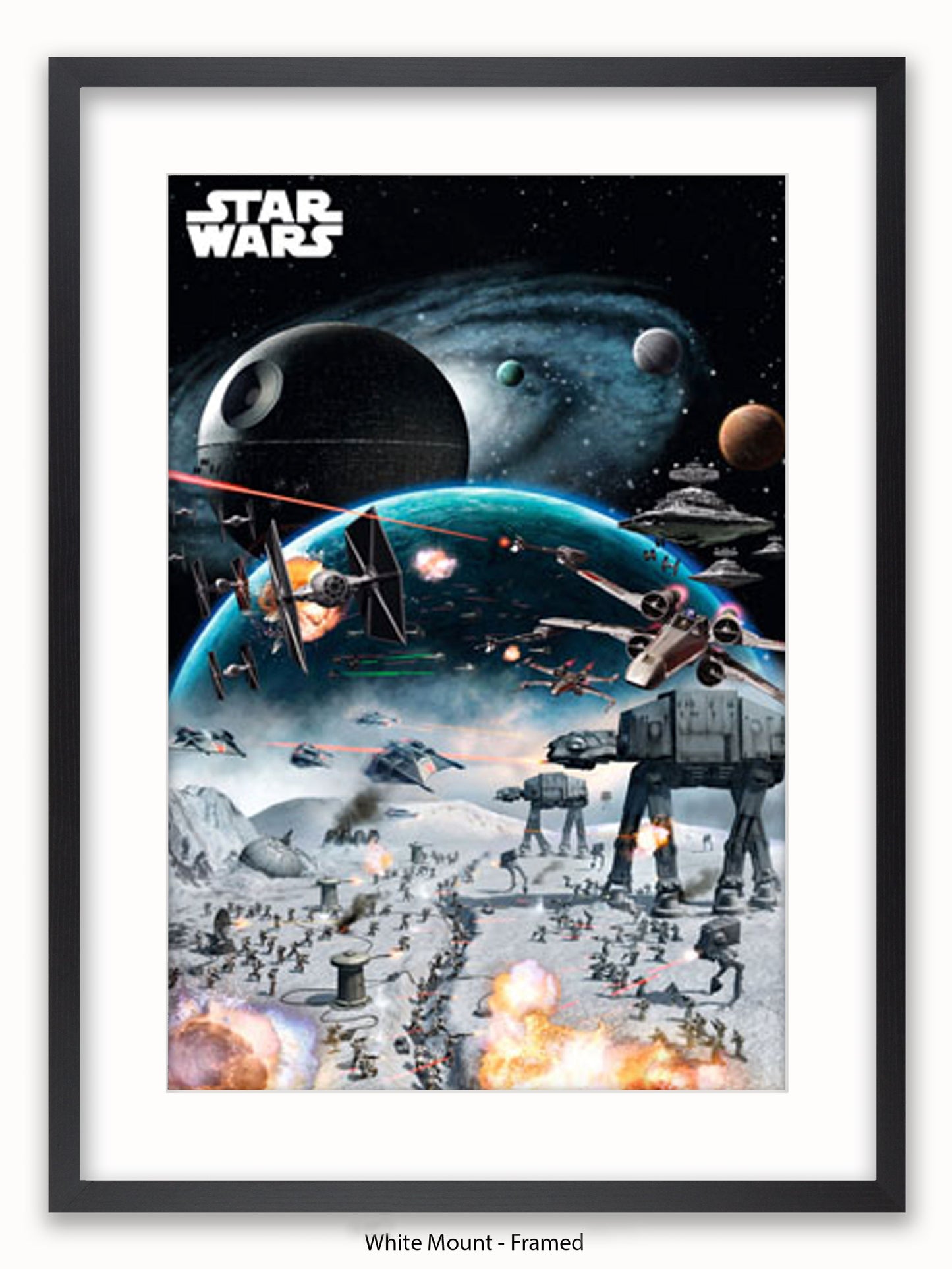 Star Wars Battle Poster